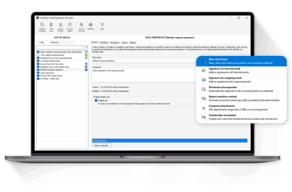 Codetwo Onperm CodeTwo Email Signatures On-Prem - UnifyTech